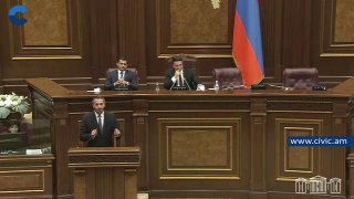 Рубен Рубинян поблагодарил коллег на последнем заседании парламента 8-го созыва в Армении
