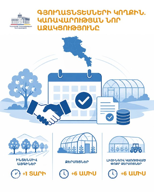 Правительство Армении продлило льготный период по агрокредитам для садоводов и тепличников