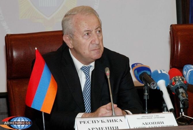 В Армении возбуждено уголовное дело против экс-главы СНБ Горика Акопяна по мартовским событиям 2008 года