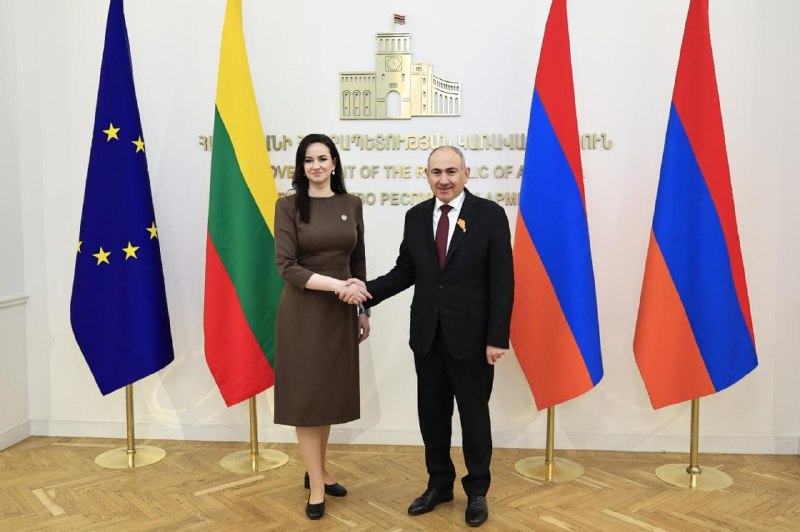 Премьер Литвы Ругинене поздравила Пашиняна с победой на выборах в Армении