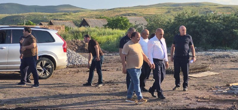 Саргис Багинян посетил Ширакскую область с инспекцией строительства школ и детсадов